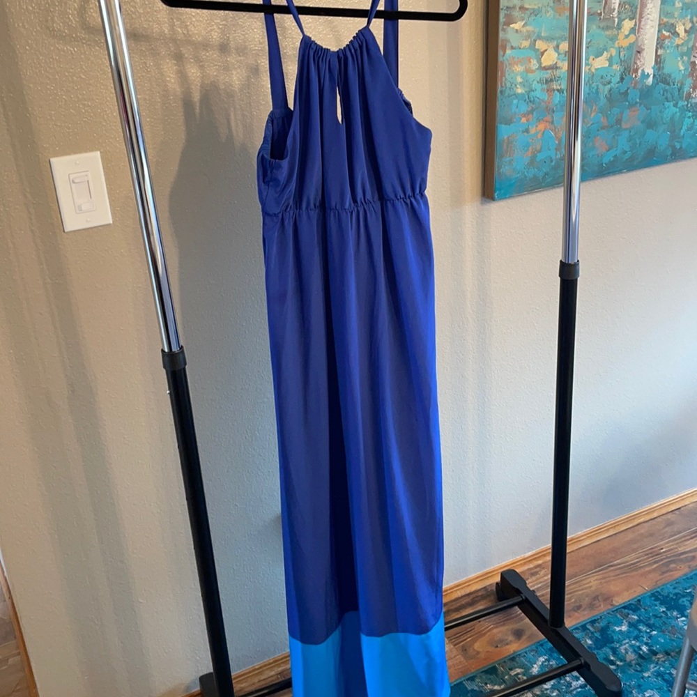 Gorgeous Old Navy color block maxi dress